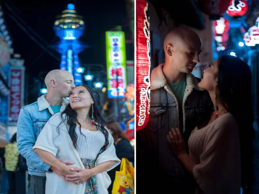 Cinematic Video shoot in Osaka - Dotonbori Streets: Neon Energy With Photo-Friendly Coaching