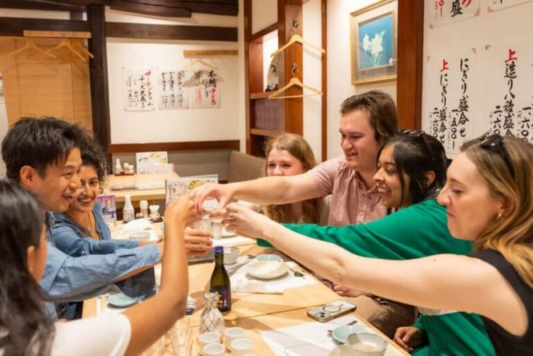 Eat Our Favorites! Osaka’s Backstreet Dining - What you eat: takoyaki, sushi with sake, wagyu BBQ, and ramen
