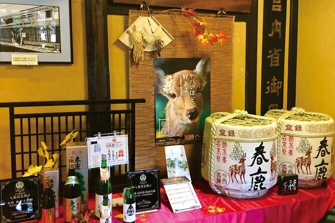 Full Day Guided Tour to Nara from Osaka by Van - Harushika brewery sake tasting: the day gets personal
