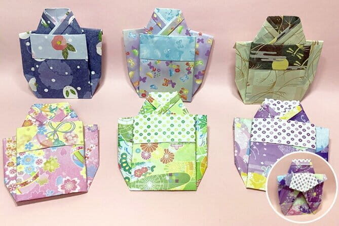 Japanese miniature kimono made with origami in Osaka - Key highlights you’ll care about