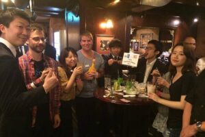 Meet Locals experience Fun Chat Drink Osaka International Party - Where you meet and why HUB Umeda Chayamachi helps