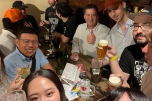 Meet Osaka local Friend & Fun Chat All We Can Drink Party Ticket - The 2.5-hour flow: introductions, games, and conversation