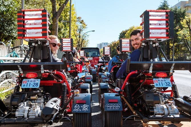 Official Japan Go-Kart Through Osaka Castle - Glico Man, Dotonbori neon, and the Shinsaibashi area