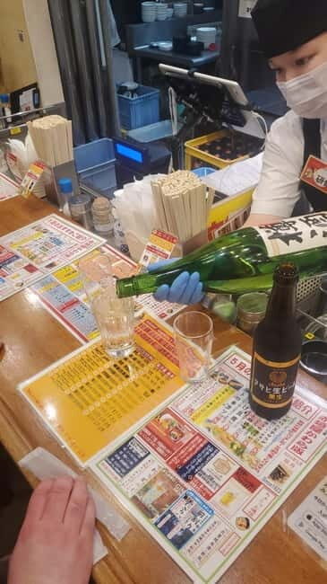 Osaka Bar Hopping | Explore Hidden Bars & Izakayas in Namba - Stop 2 at Mizogu: Where Beer, Cocktails, and Whiskey Take Center Stage