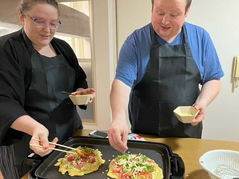 Osaka : Cooking Class Okonomiyaki & Takoyaki course in Nanba - Key highlights worth your attention