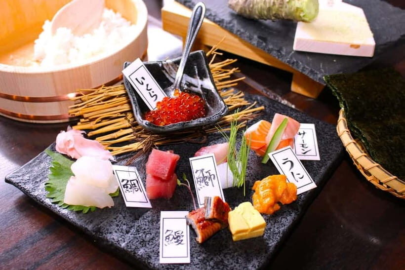 Osaka Dotonbori: Hand Roll Sushi Experience - First Look: A Dotonbori Sushi Lesson With Actual River Views