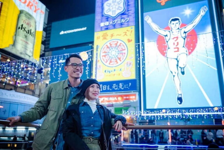 Osaka Dotonbori Night Photoshoot Private | Pro Photographer - A 60-Minute Plan That Beats Dark-Tourist Photos