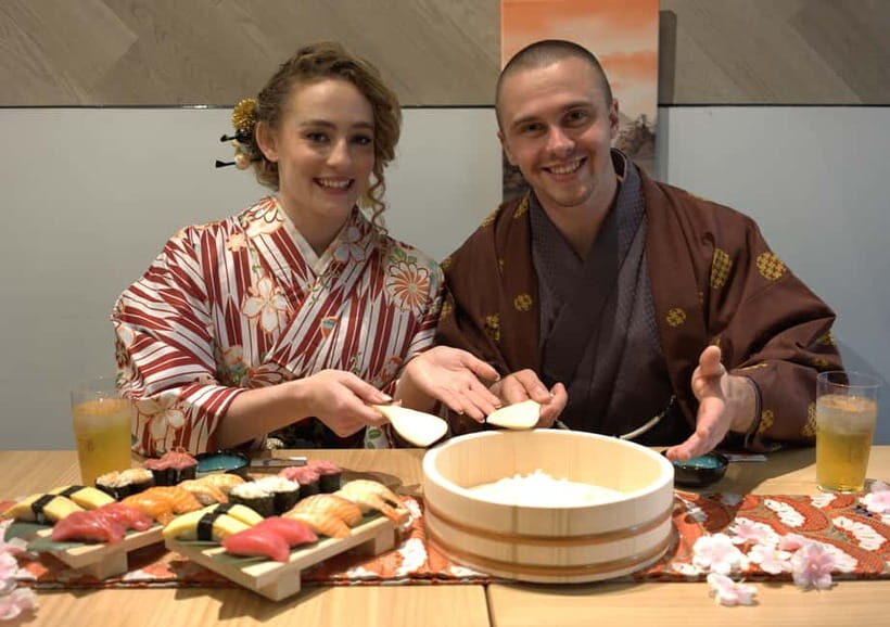 Osaka Dotonbori: Vegan/Vegetarian Sushi Making Experience - What you make: 12 vegan/vegetarian nigiri in four clear steps