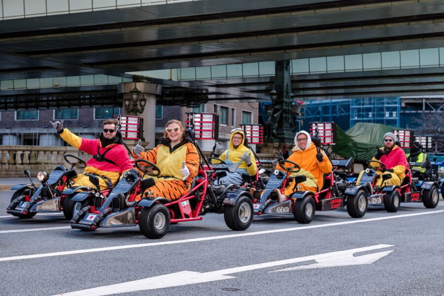Osaka: Go Kart Tour on Osaka Streets with Guide - Costumes, goggles, and the gear that makes it actually comfortable