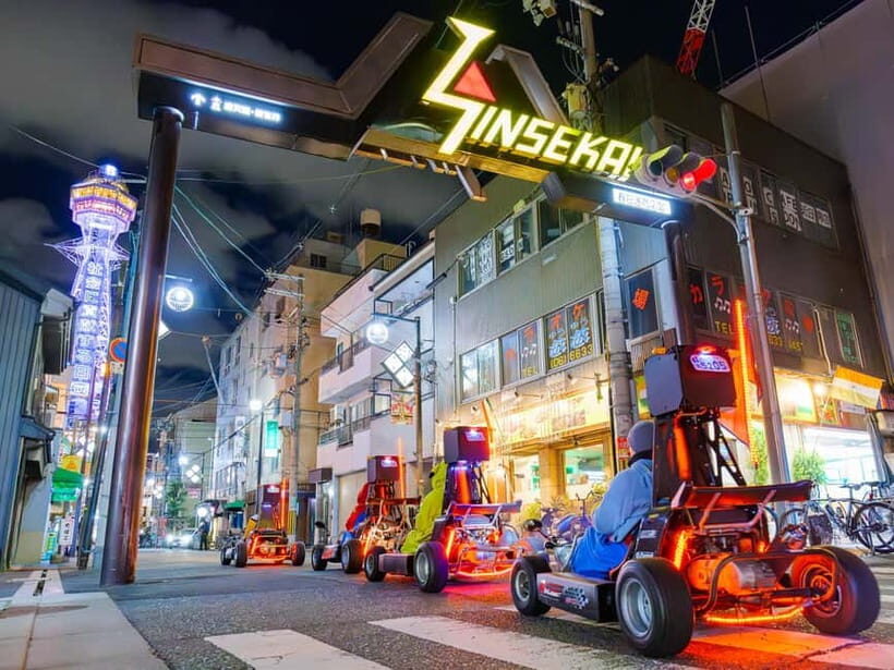 Osaka: Guided Go Karting Tour in a Funny Costume - Entering Osaka at 1-hour speed with a goofy costume