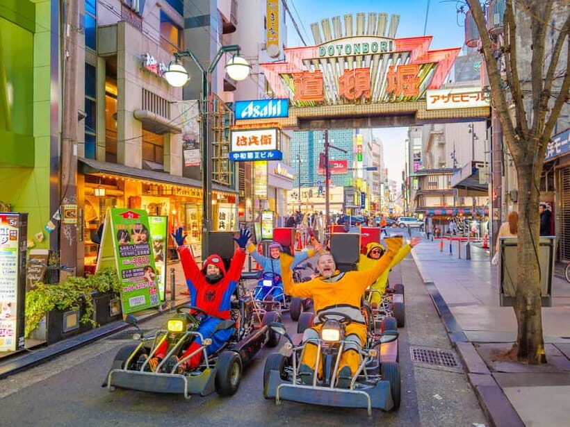 Osaka: Guided Go Karting Tour in a Funny Costume - The Namba start: where the hour begins and why timing matters