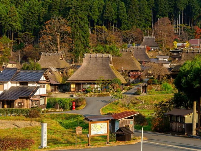 Osaka/Kyoto: Amanohashidate & Miyama Tour with Boat & Lunch - Kasamatsu Park and the cable car/ chair lift: up high, with the flying-dragon view