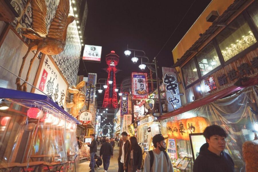 Osaka: Local Foodie Tour in Dotonbori and Shinsekai - Shinsekai street time: Jan-Jan Yokocho, Billiken, and Tsutenkaku