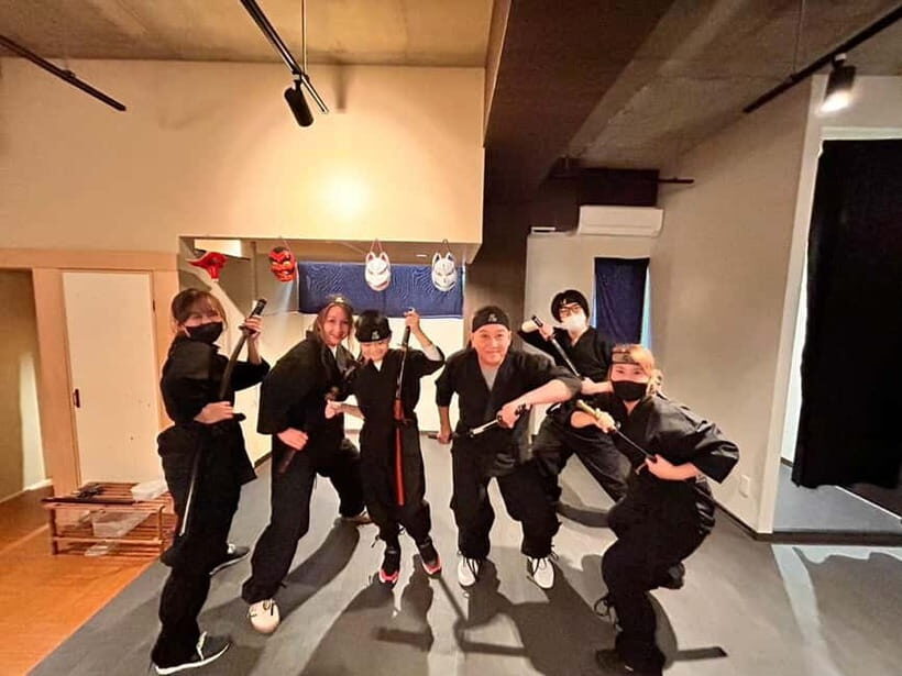 Osaka: Ninja Experience Cafe in Dotonbori - Training With Shuriken, Blowgun, and Katana