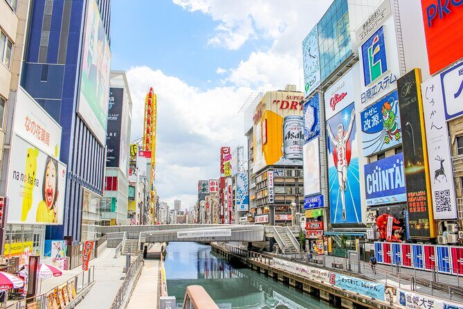Osaka Private Day Trip - Enjoy Your First-Time Visit to Osaka! - Dotonbori for photos: Glico sign and the street-food vibe