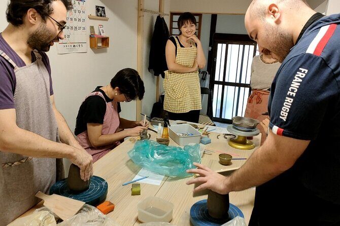 Osaka: Private Japanese Traditional Ceramics Experience - Your three projects: sake set, sushi set, or a tea bowl