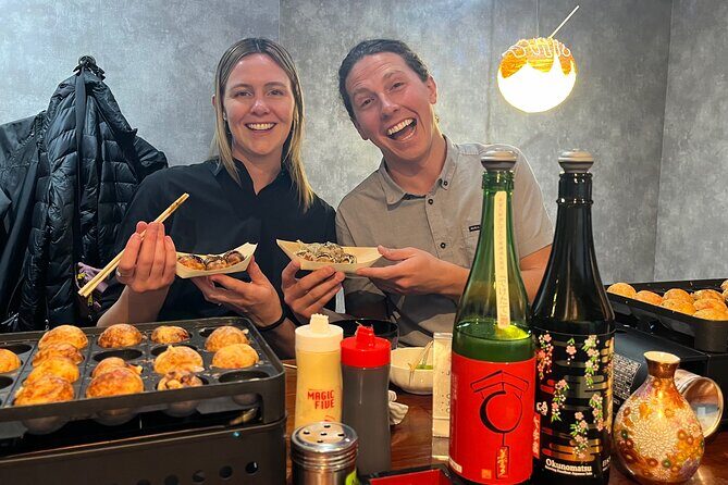 Osaka Sake Tasting & Takoyaki Cooking Experience - Key highlights worth showing up for