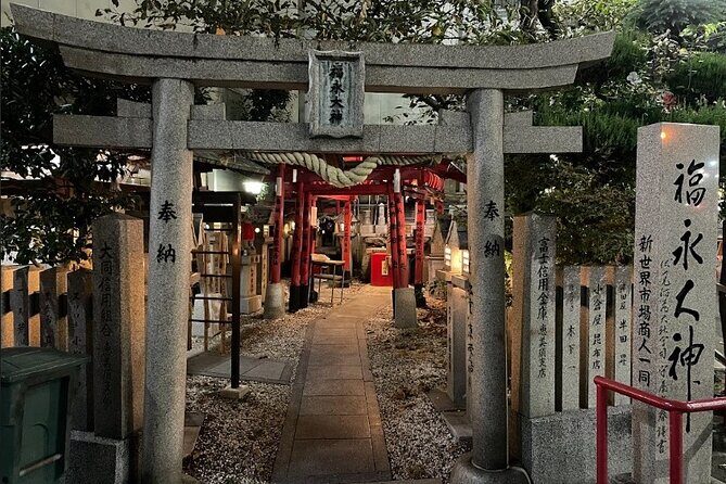 Osaka: Shinsekai Food Tour - 13 Dishes at 5 Local Eateries - Stop 1: Shinsekai Inari Shrine and the calm before the food