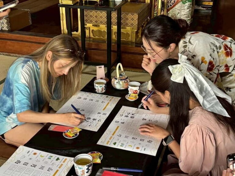 Osaka: Temple Tour and Traditional Calligraphy Lesson - The Osaka language warm-up: history + phrases you can use