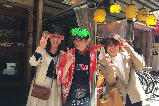 Osaka Walking Tour - The finish at Ebisu Bridge: instant Dotonbori payoff