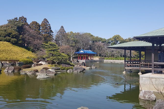 Private Car Full Day Tour of Osaka Temples, Gardens and Kofun Tombs - Daisen Park Japanese garden: the calm finish (with a closure rule)