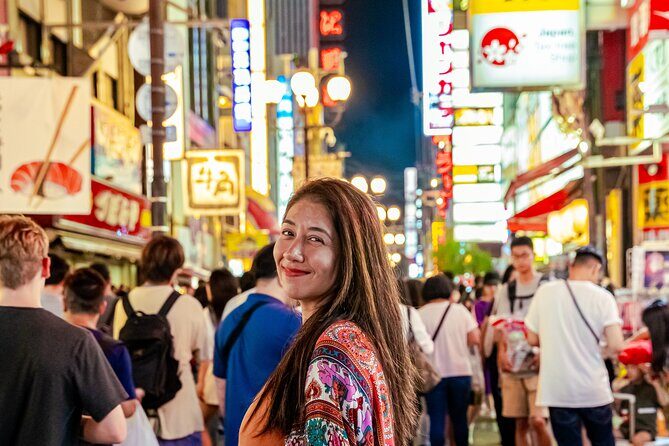 Private Vibrant Night Photoshoot Experience in Osaka (Dotonbori) - The Five-Stop Route: Glico Sign, Ebisubashi Bridge, and Lantern Lanes