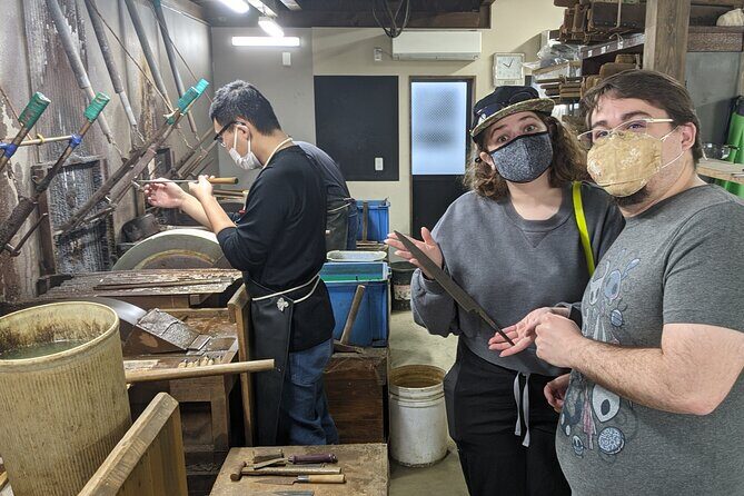 Sakai - Knife Factory and Craft Walking Tour - How the sharpening lesson helps you think like a knife maker
