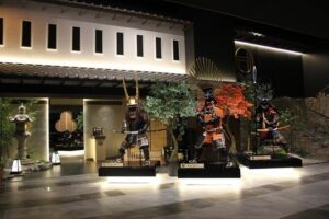 Samurai dress-up and shows, plus Tea Ceremony & Calligraphy - Samurai dress-up and the sword + music show