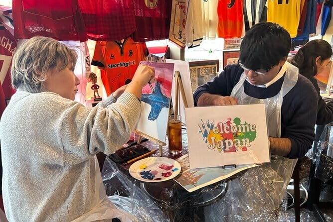 Seasonal Japanese Culture Osaka Paint and Wine Experience - The seasonal themes: March cherry blossoms and more