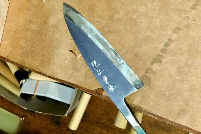 Sharpen Japanese Knives in Osaka - Price check: $213 worth it if you want a real skill