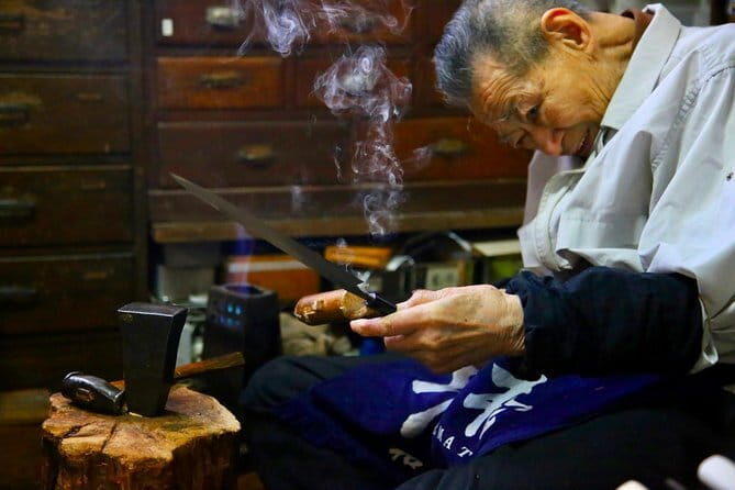 Sharpen Japanese Knives in Osaka - Stop 1 at Sakai Traditional Industrial Hall: knives as tools first