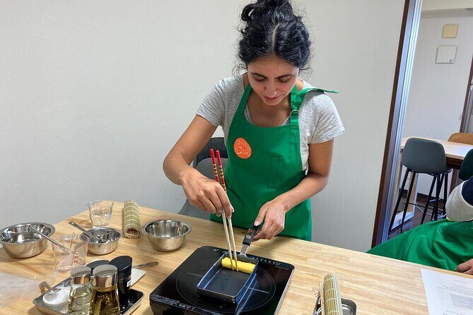 Sushi Class in Osaka Dotonbori - What happens after you finish: eating your sushi with miso soup