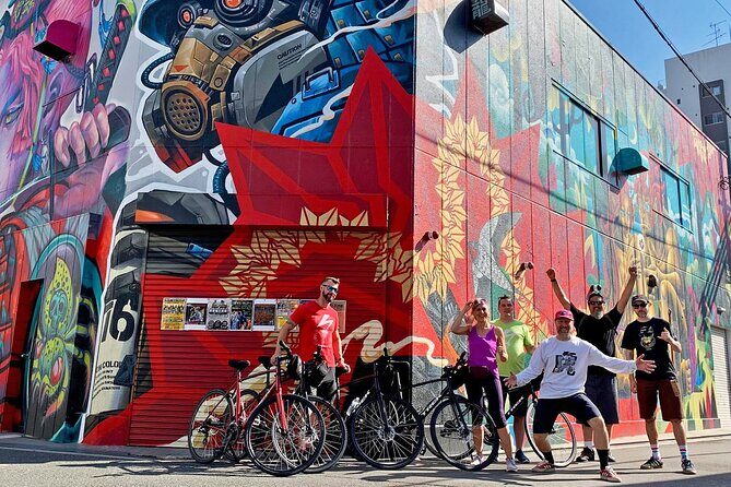 Urban Canvas: Osaka Street Art Bike Tour - Stop 3: Nakazaki-cho boutiques, galleries, and a 100-year pizza stop